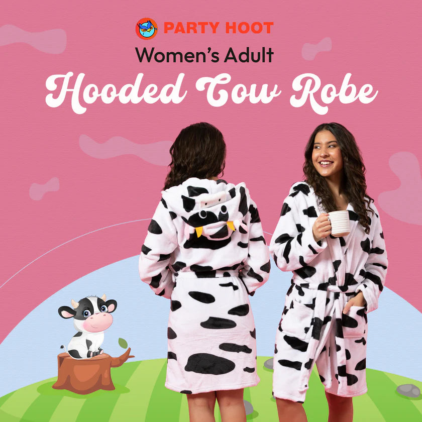 Cow Robe Cow Robe - Trendy Cow Print Robes And Dressing Gowns – Party Hoot