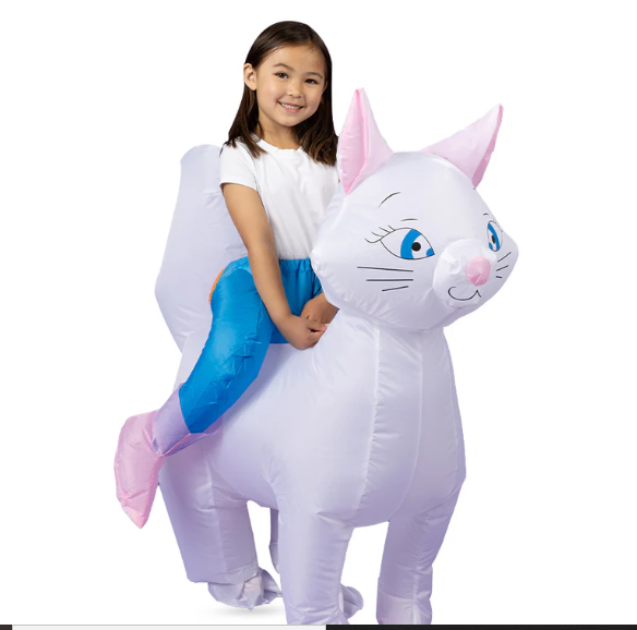 Unleash Feline Fun with the Inflatable Cat Costume from Party Hoot