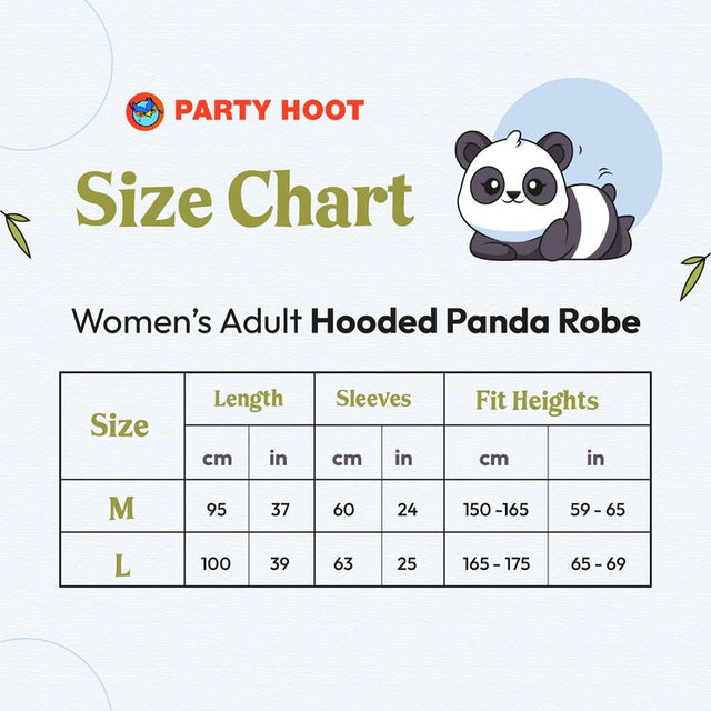 panda dressing gown adults