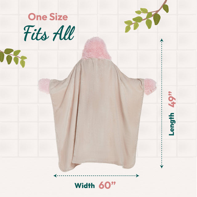 Light Pink Sloth Blanket