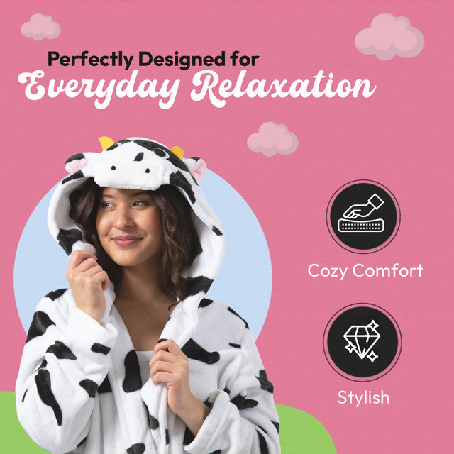 cow dressing gown