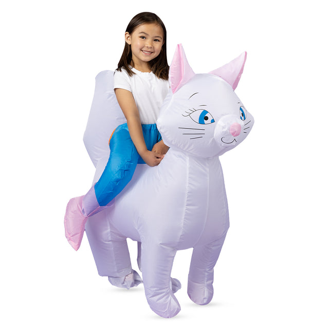 Inflatable Kid Ride-On Cat Costume